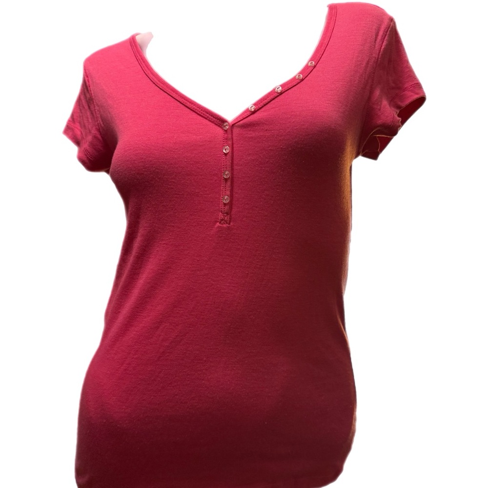 Old Navy Women's Short Sleeve Henley Top